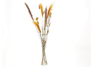 Dried flowers with vase - 70 cm