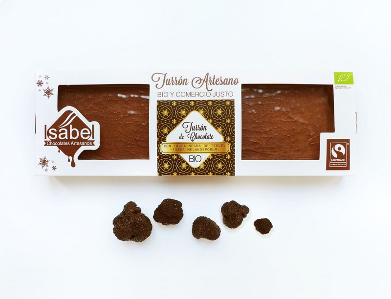 BIO Artisan Nougat - Chokolade med sort trøffel fra Teruel (Tuber Melanosporum)