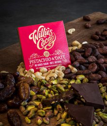 Pistachio & Date, Maranon, Peru (100% dark - no added sugar)