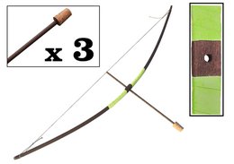 BOW RUSTIK + 3 ARROWS - ST454F