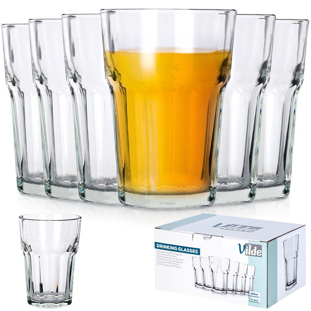 Glasses 360 ml 6 pcs