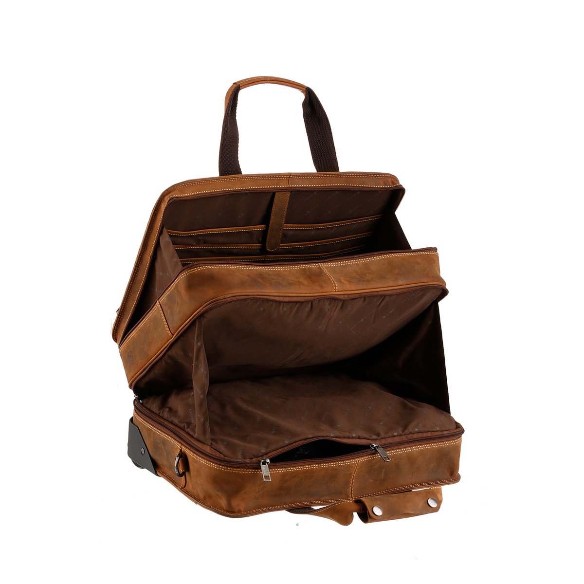 Vintage business trolley leather 1549-25