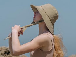 Cappello ampio in cotone