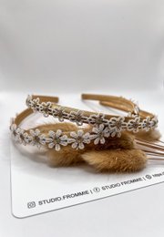 Diadeem gouden madelief