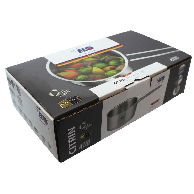 Rustfri gryde 16 cm kapacitet 1,3 liter Elo Citrin