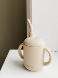 Silikone Sippy Cup - Oyster beige