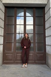 ROSA Sweatshirt – Baumwolle – Schokoladenbraun