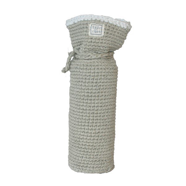 Hot water bottle cover light gray - Mamas 4 Mamas
