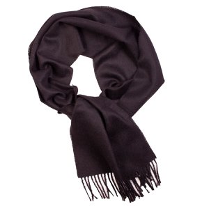 Alpaca wool black Royal scarf