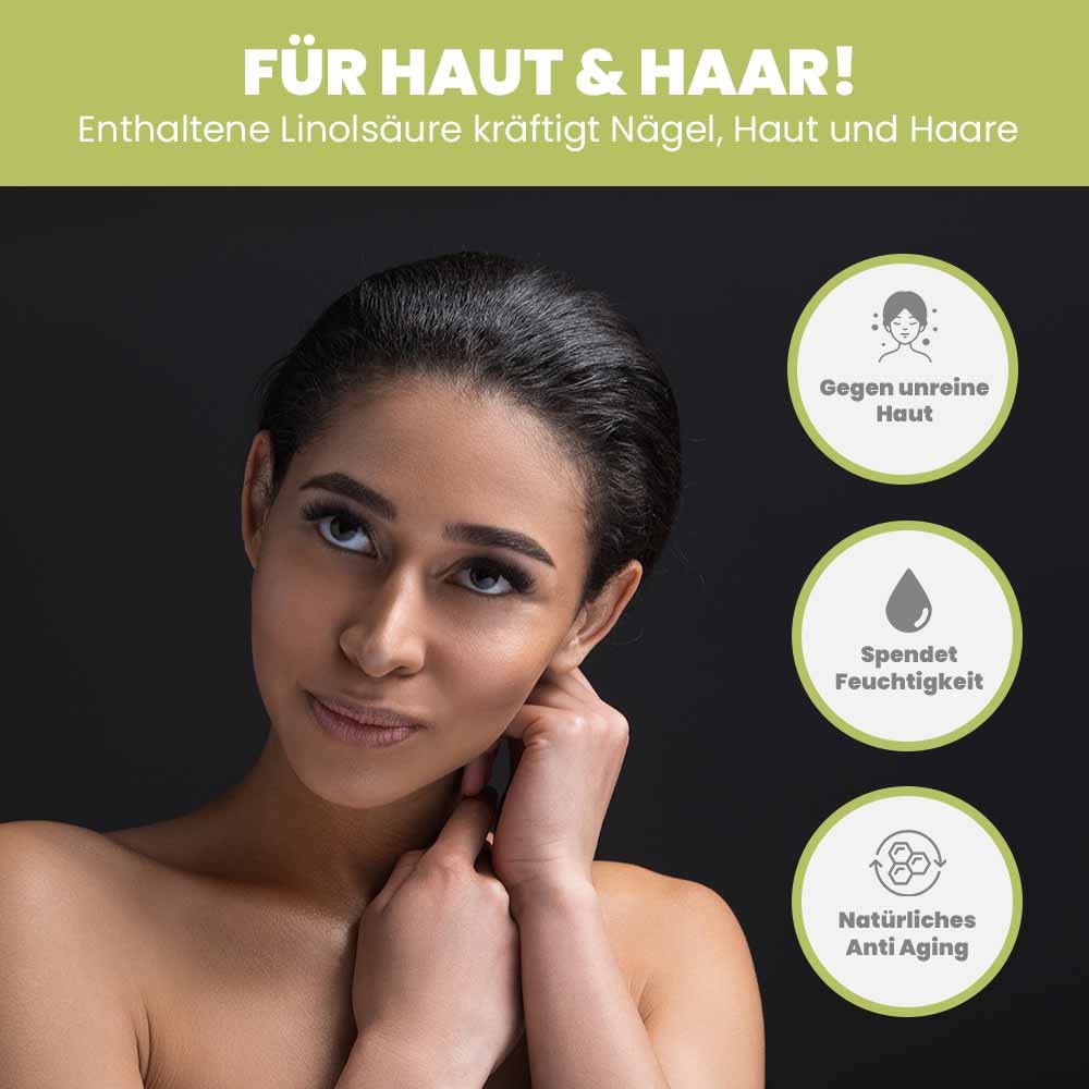 Sanuus 2in1 Bio hampolie 100 ml til immunsystemet og til at tabe sig