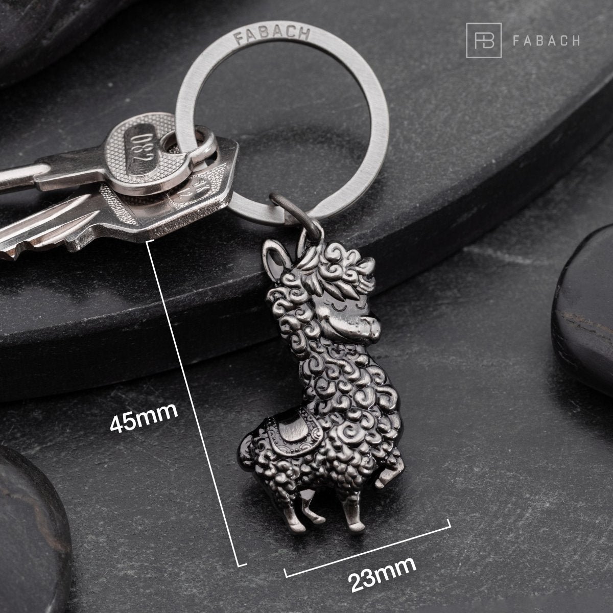 "No Drama Llama" Llama sleutelhanger - Cool Llama/Alpaca hanger - Lucky Charm en cadeau voor lamaliefhebbers