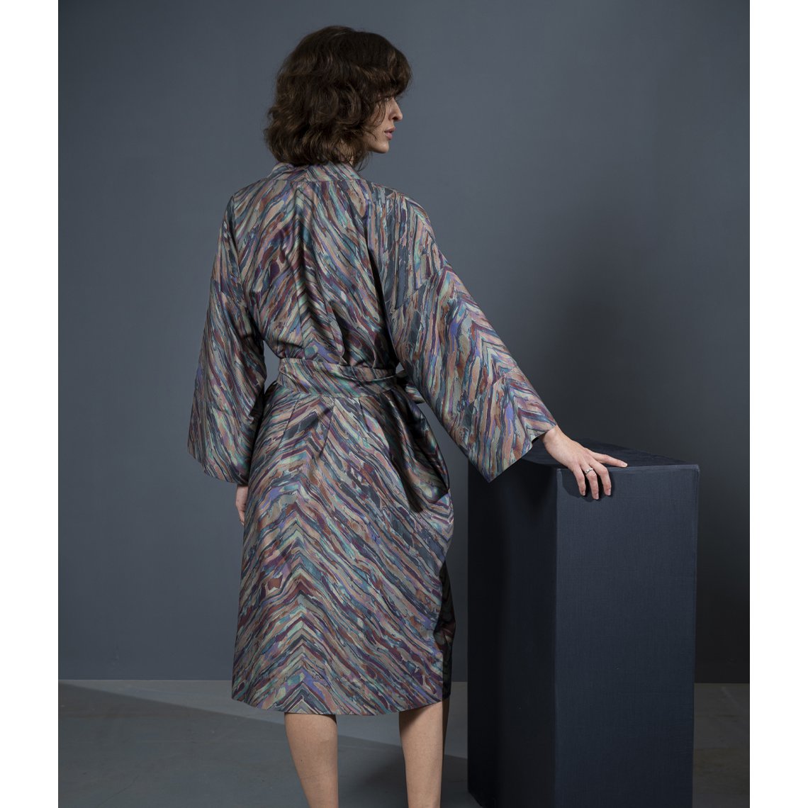 Bathrobe Kimono Dunes Illumination