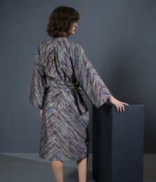 Bathrobe Kimono Dunes Illumination