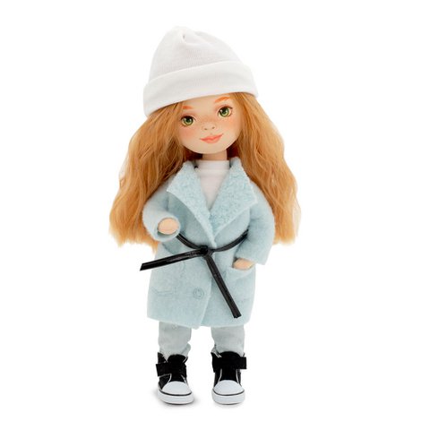Soft toy, Sweet Sisters - Sunny in a Mint Coat + bonus accessories set (35cm)