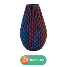 Myraka 3D vase - 3D printet vase - Bæredygtig PLA - Velegnet til kunstige blomster
