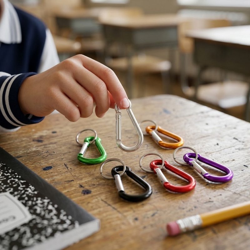Large Carabiner Keychain 7.5 cm Clip Key Ring