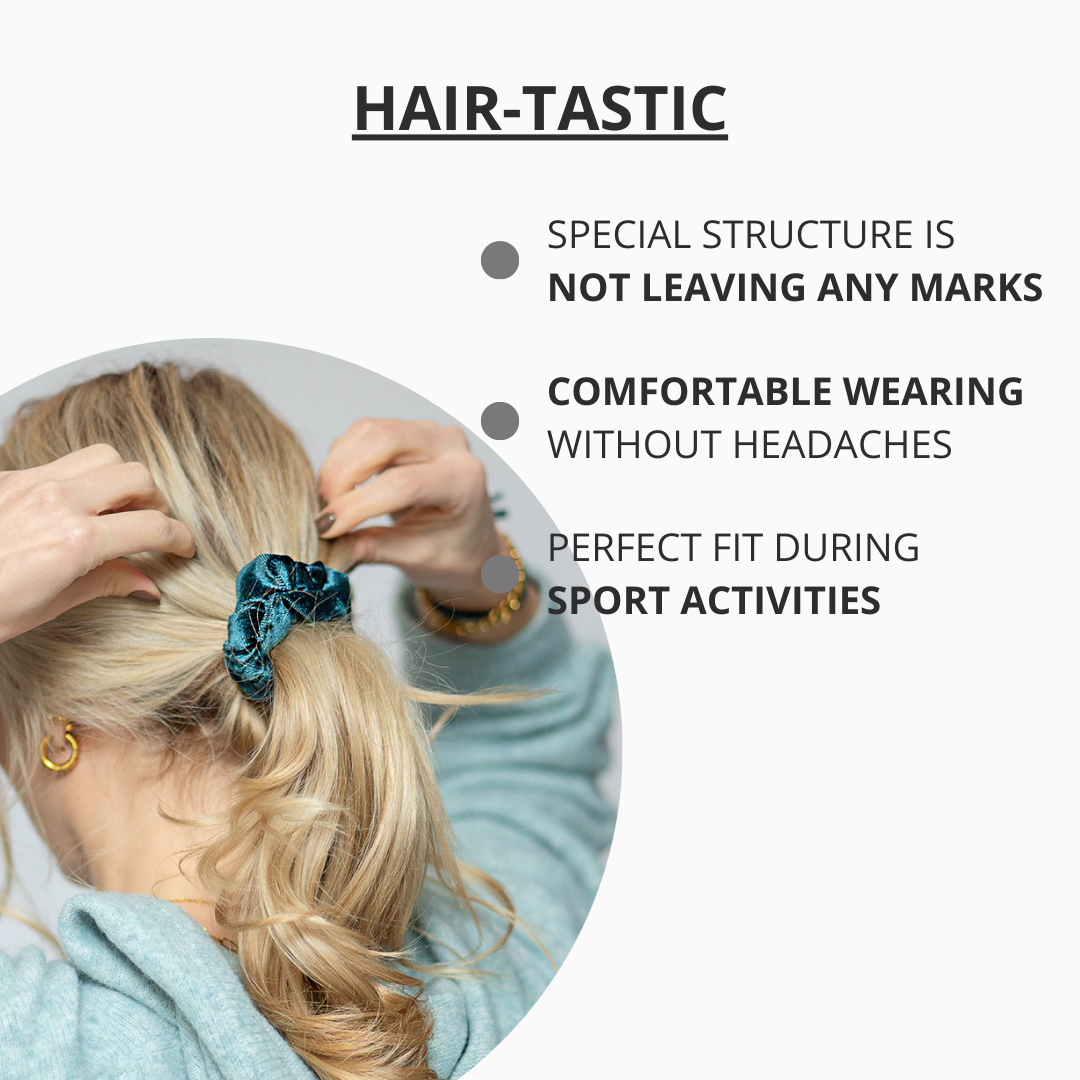 Samt-Scrunchie Braun - Bellody® (1 Stück - Mocha Brown)