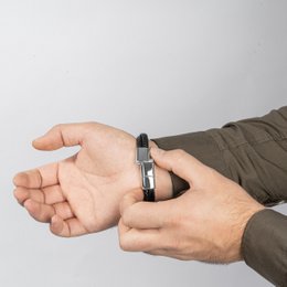Bracciale in pelle "Perla"