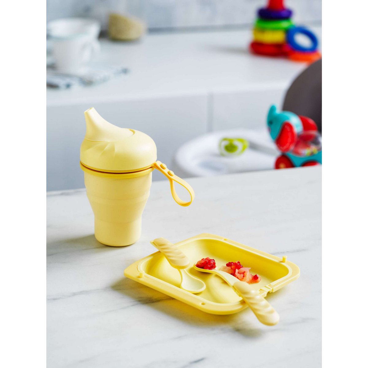 Mobi - Kids Lepelset Sun - Geel