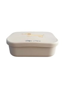 Silicone bread bin – Dachshund – Beige