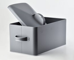 Sandy Vintage Brotbehälter 39x18xh21cm Grau