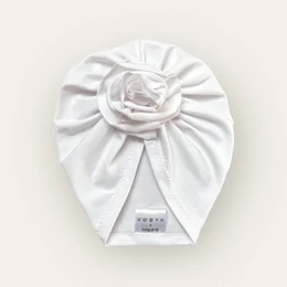 White Flower Turban