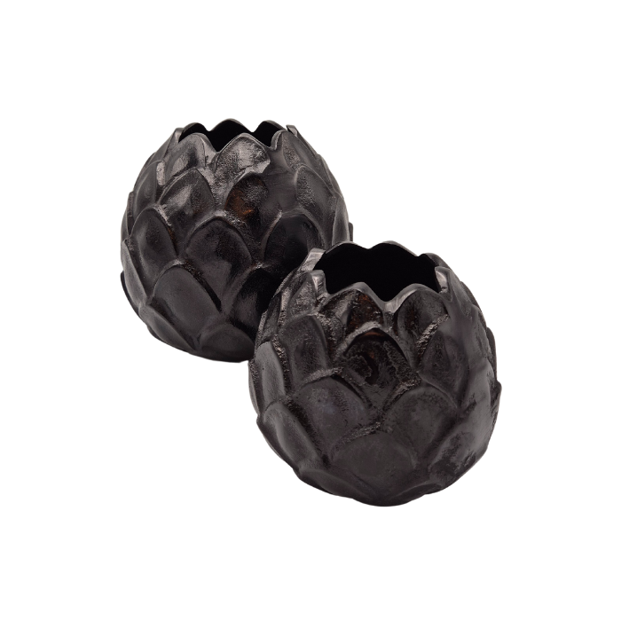 Vase Artichoke - S - Antique Black