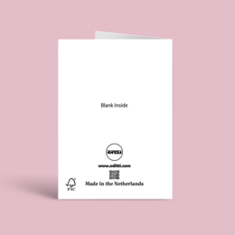 Birthday Cake and Hearts Greeting Card