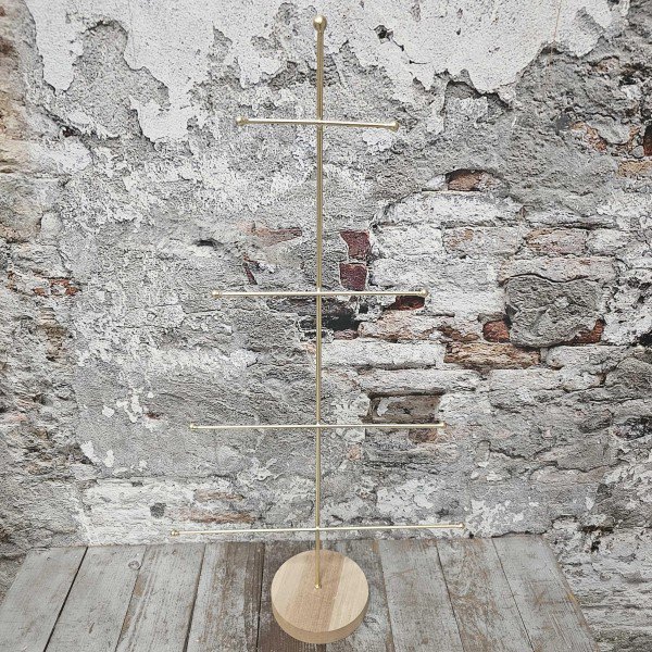 Mato houder hout 4 arm 15x81cm (17315)