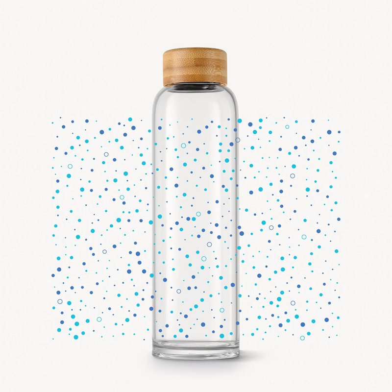 Trinkflasche aus Glas - „Refresh“ 0,6l by BELAMY