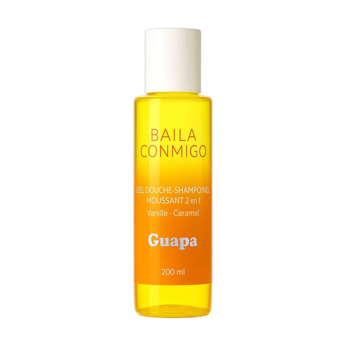 Shower gel - 2 in 1 foaming shampoo - GUAPA - Vanilla caramel