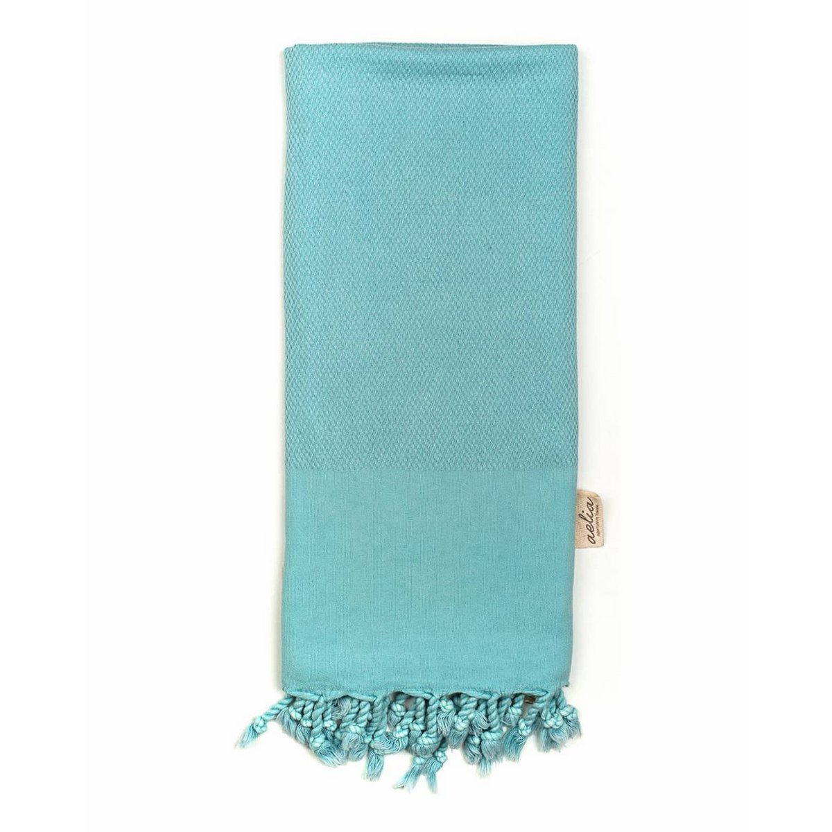 Toalla de playa suave menta menta con lavado de piedra