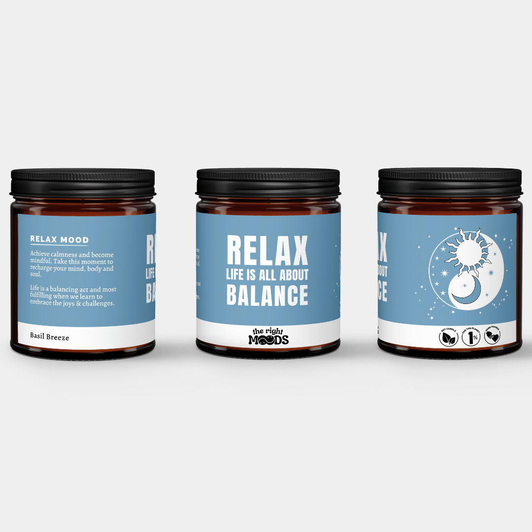Gavelys – RELAX MOOD – Duftende håndlavet sojavoks