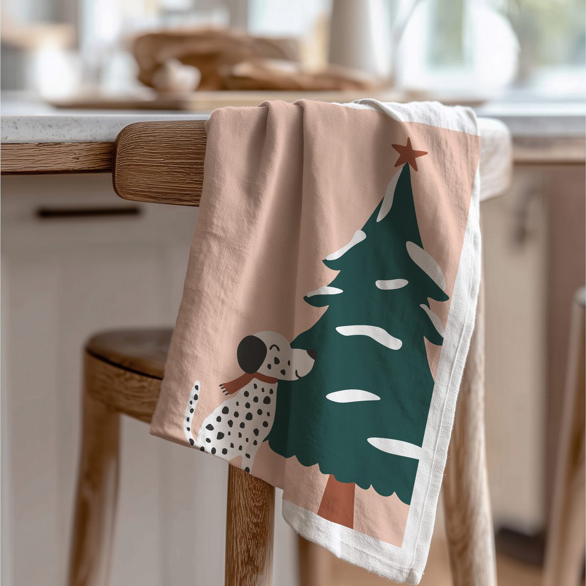 Geschirrtuch Bio Baumwolle - Weihnachten - Nr. 12