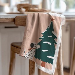 Geschirrtuch Bio Baumwolle - Weihnachten - Nr. 12