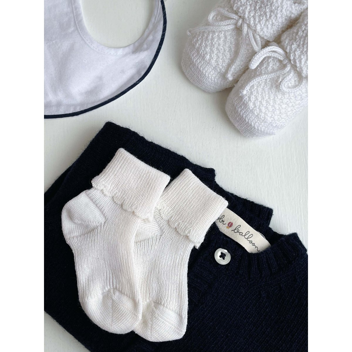 Newborn støvletter - cremet hvid