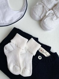 Newborn støvletter - cremet hvid