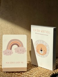 THE LIFE BARN Karty afirmacyjne Jestem wartościowy dla dzieci