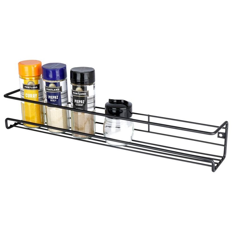 Wall shelf metal 40x6.5x6.5cm