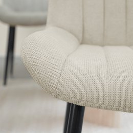 Silla de comedor Jarvis [juego de 2] [tela de lino]