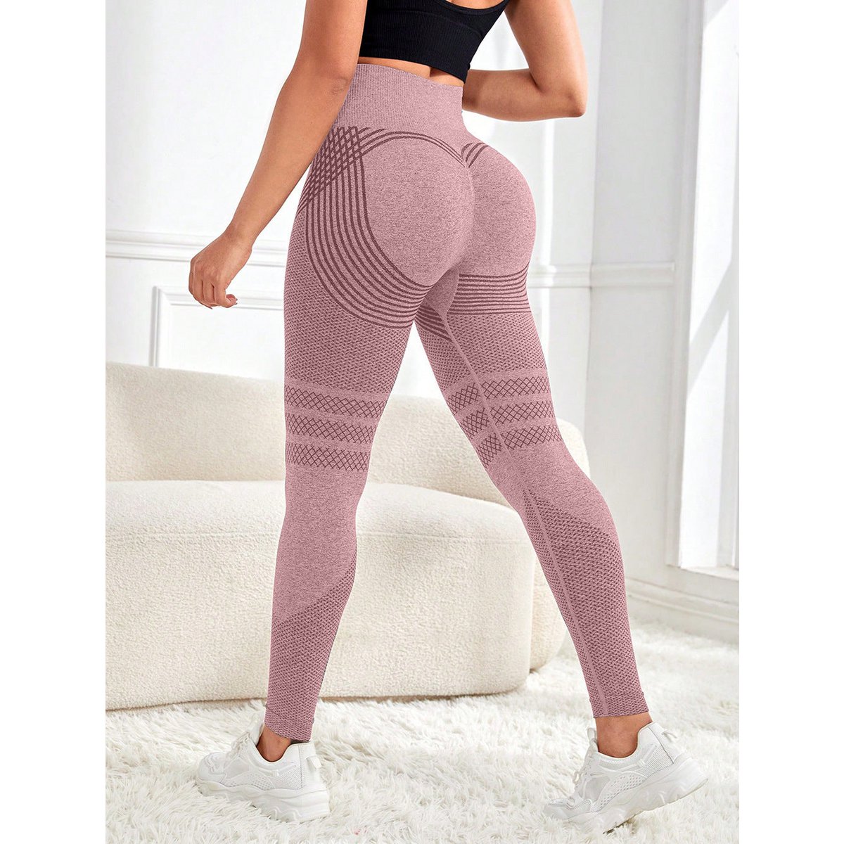Ultra high waist non slip yoga pants with no trace, peach buttocks fitness exercise, hip lifting tight pants with high elasticity