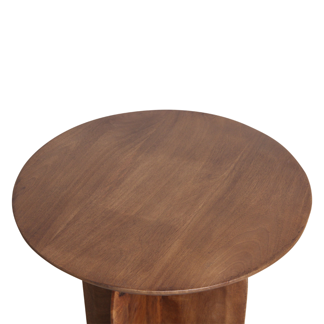 Bullnose sidebord mangotræ - Ø50 cm