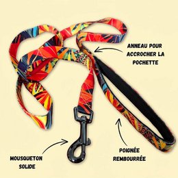 Tropical dog leash