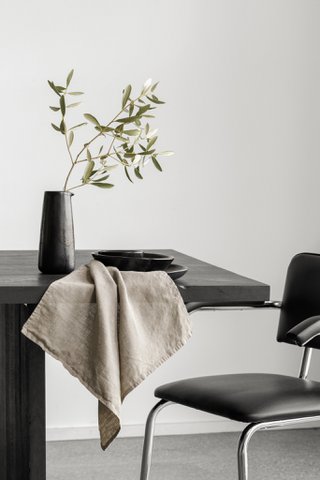 Servietten Natural Beige (2er-Set) / 100 % Leinen