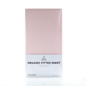 Pink Organic Fitted Sheet