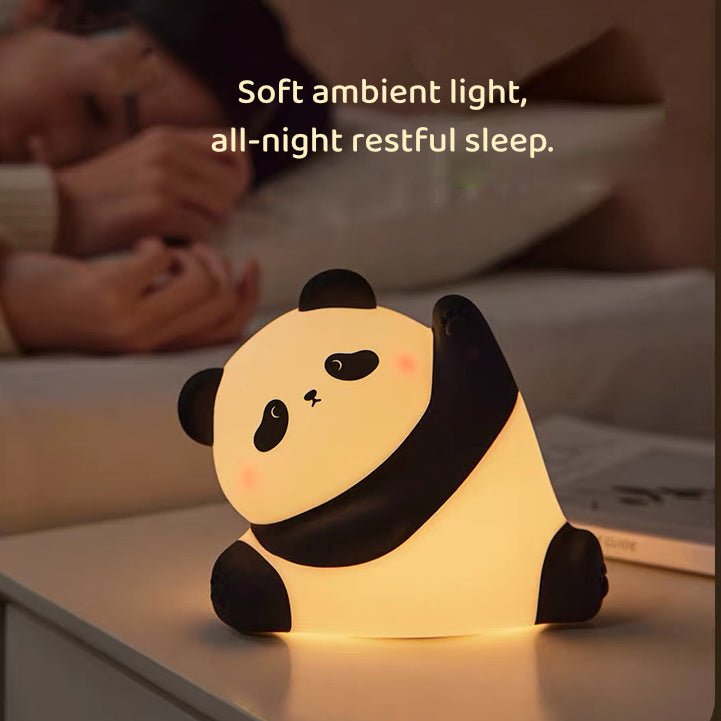 Luce notturna Kungfu Panda – Lampada LED in morbido silicone per la cameretta e il comodino