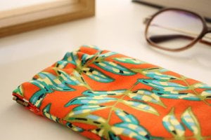 EDNA Tropical Orange glasses