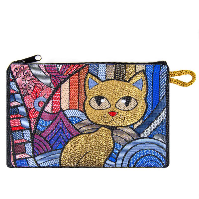 Machinepocket met kattenmotief 1 - 10x15cm