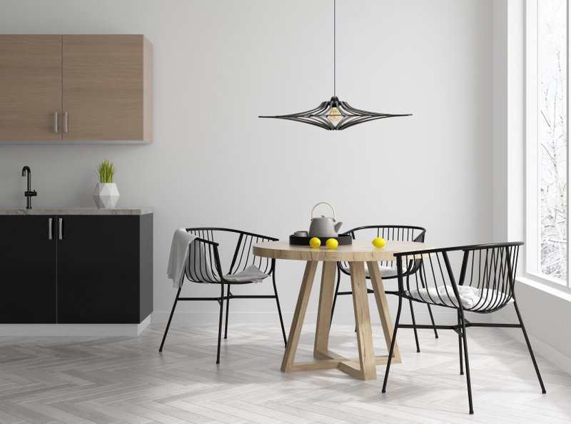 Ophæng Design bois noir D65cm SYNGENDE SORT
