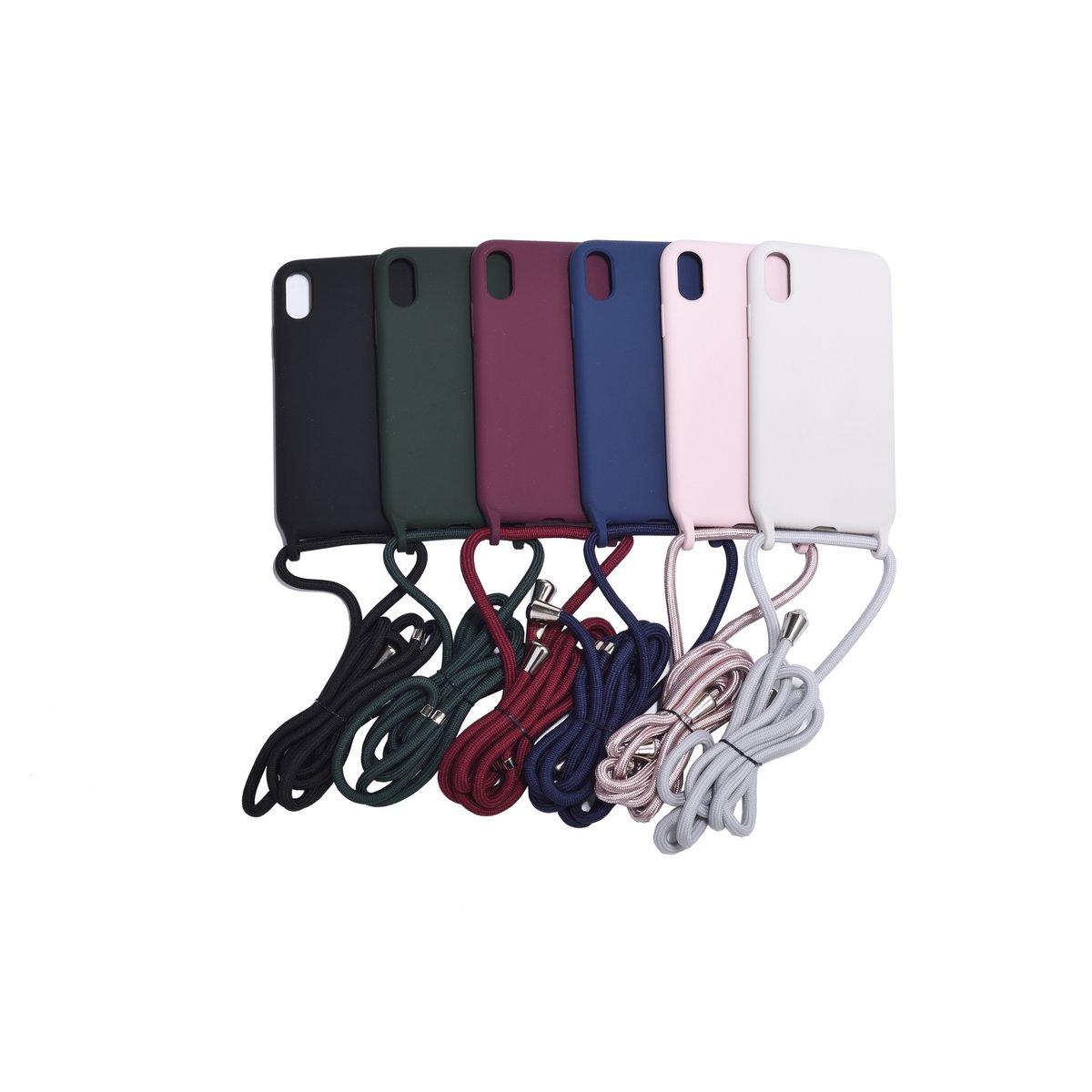 Coque en Silicone avec lacet Iphone X/XS